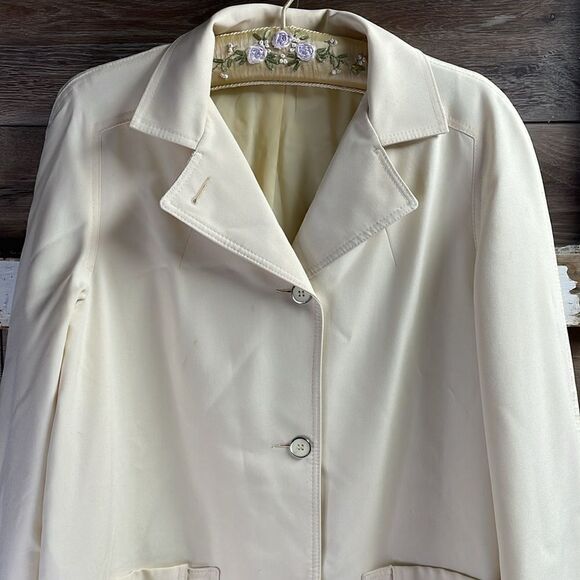 Jerold Vintage 70’s Ladies Jacket Coat, Off White Cream - Picture 4 of 8